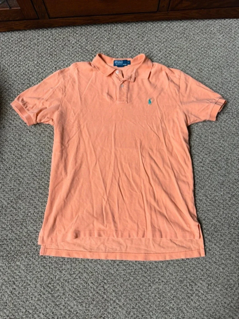 Polo Ralph Lauren orange cotton polo shirt